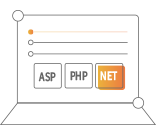 支持ASP、PHP、.Net等多種語言開發(fā)